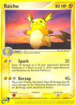Raichu (Team Magma vs Team Aqua #13)