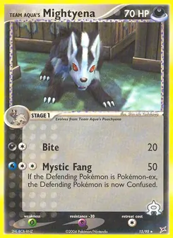 Team Aqua's Mightyena (Team Magma vs Team Aqua #15)