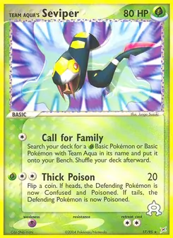 Team Aqua's Seviper (Team Magma vs Team Aqua #17)