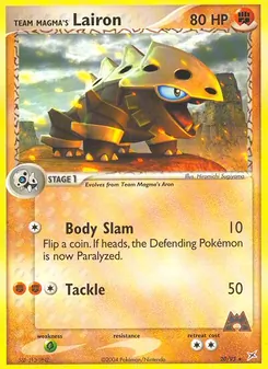 Team Magma's Lairon (Team Magma vs Team Aqua #20)