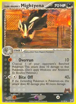 Team Magma's Mightyena (Team Magma vs Team Aqua #21)