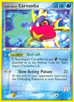 Team Aqua's Carvanha (Team Magma vs Team Aqua #25)