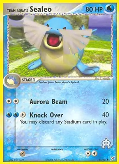 Team Aqua's Sealeo (Team Magma vs Team Aqua #31)