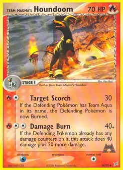 Team Magma's Houndoom (Team Magma vs Team Aqua #34)