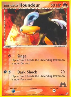 Team Magma's Houndour (Team Magma vs Team Aqua #35)