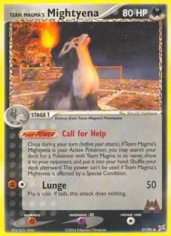 Team Magma's Mightyena (Team Magma vs Team Aqua #37)