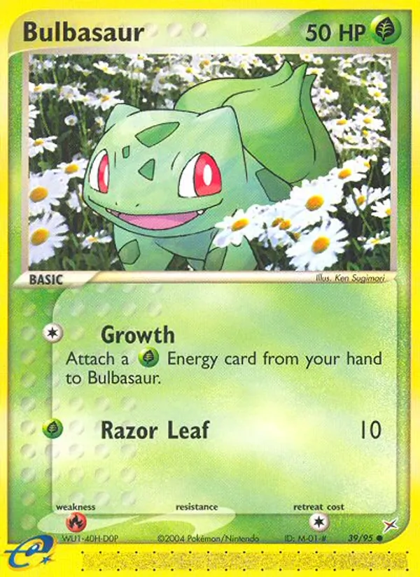 Bulbasaur — Team Magma vs Team Aqua #39 (Pokémon TCG card)