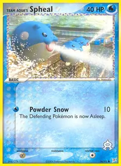 Team Aqua's Spheal (Team Magma vs Team Aqua #56)