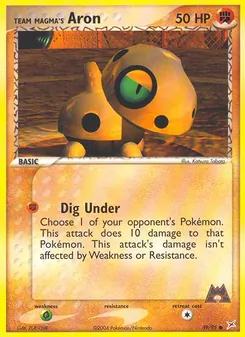 Team Magma's Aron (Team Magma vs Team Aqua #59)