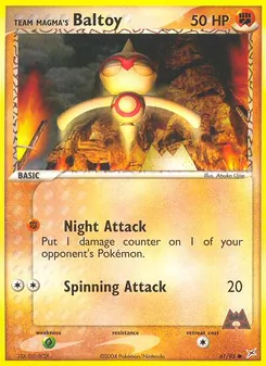 Team Magma's Baltoy (Team Magma vs Team Aqua #61)