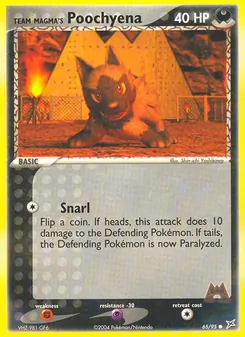 Team Magma's Poochyena (Team Magma vs Team Aqua #65)