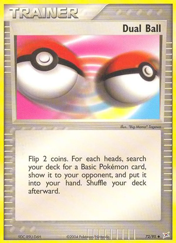 Dual Ball — Team Magma vs Team Aqua #72 (Pokémon TCG card)