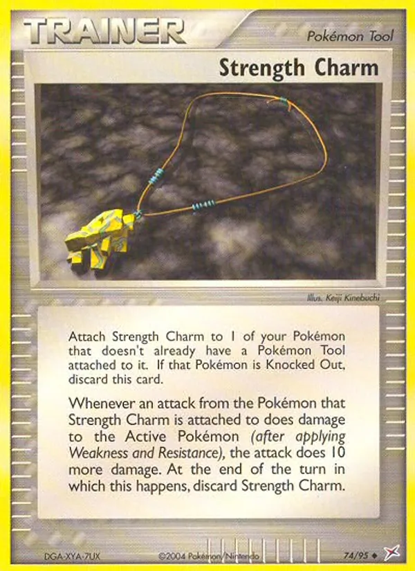 Strength Charm — Team Magma vs Team Aqua #74 (Pokémon TCG card)