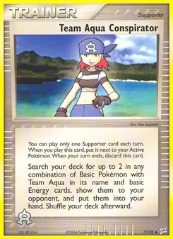 Team Aqua Conspirator (Team Magma vs Team Aqua #77)