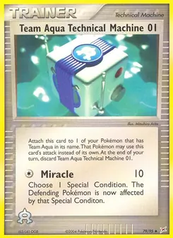 Team Aqua Technical Machine 01 (Team Magma vs Team Aqua #79)