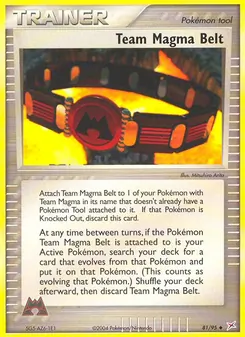 Team Magma Belt (Team Magma vs Team Aqua #81)
