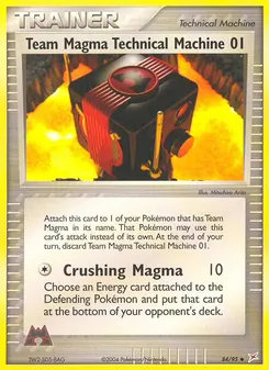 Team Magma Technical Machine 01 (Team Magma vs Team Aqua #84)
