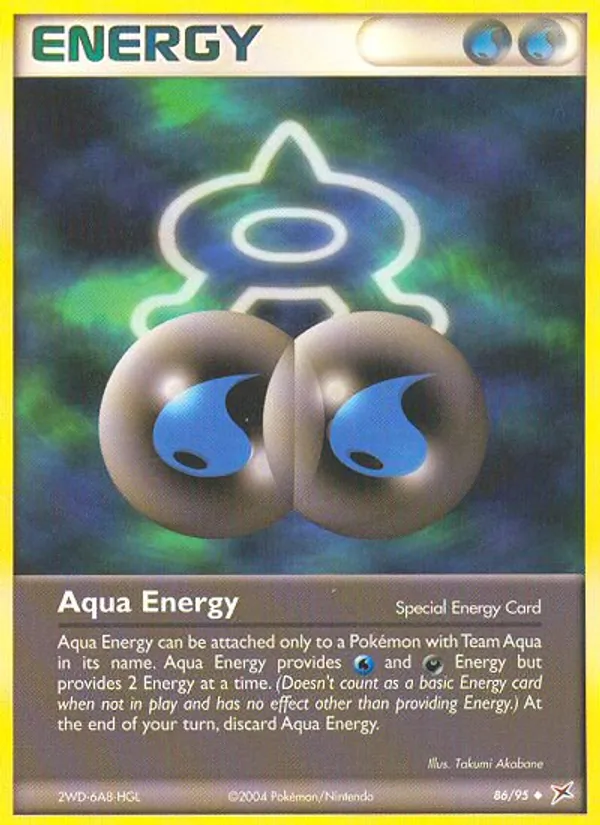 Aqua Energy — Team Magma vs Team Aqua #86 (Pokémon TCG card)