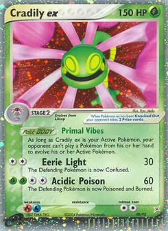 Cradily ex (Team Magma vs Team Aqua #90)