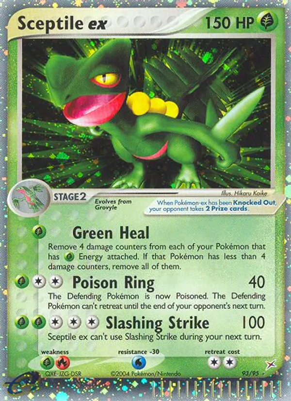 Sceptile ex — Team Magma vs Team Aqua #93 (Pokémon TCG card)