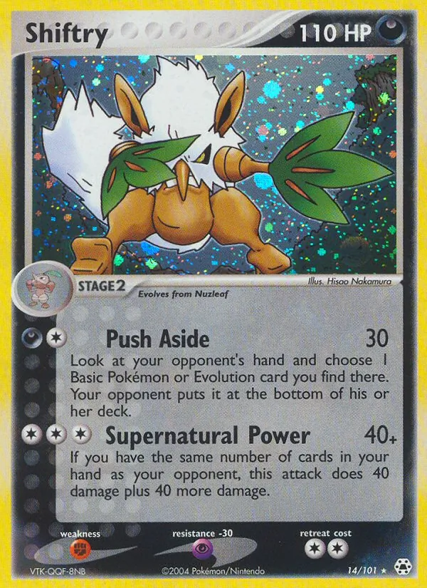 Shiftry — Hidden Legends #14 (Pokémon TCG card)