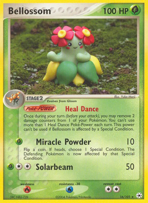 Bellossom — Hidden Legends #16 (Pokémon TCG card)