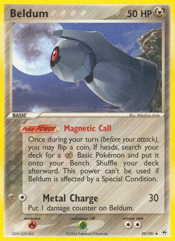 Beldum — Hidden Legends #29 (Pokémon TCG card)