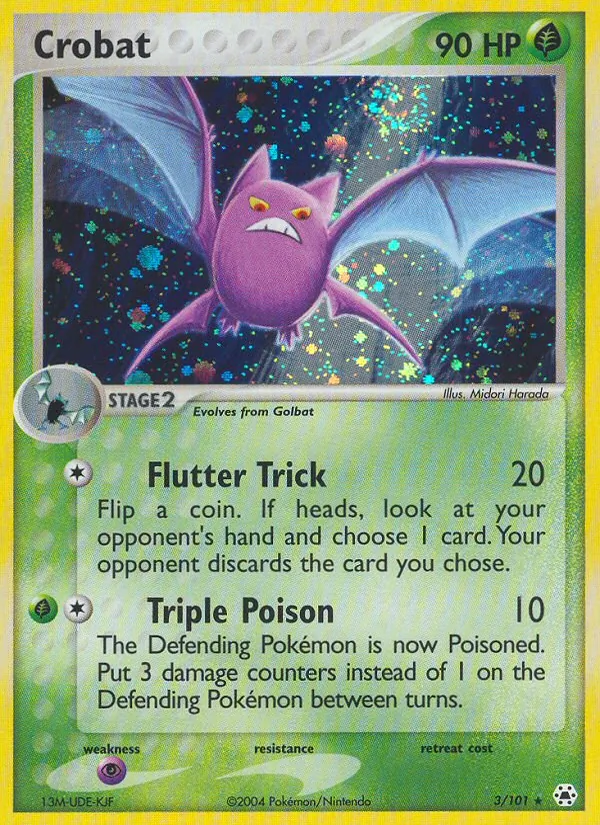 Crobat — Hidden Legends #3 (Pokémon TCG card)