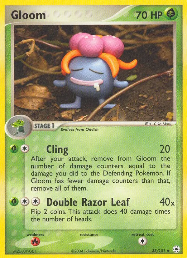 Gloom — Hidden Legends #35 (Pokémon TCG card)