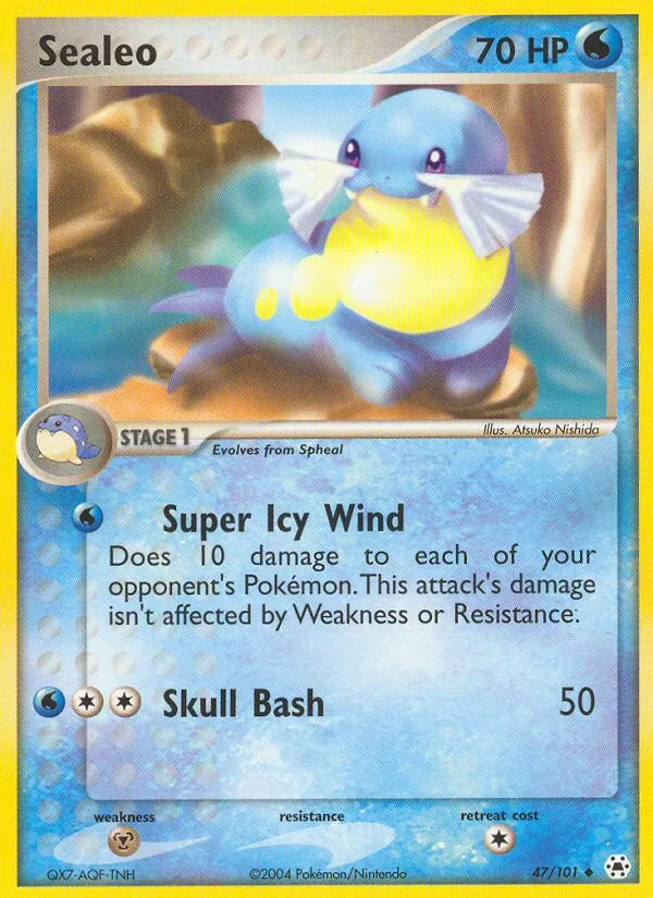 Sealeo — Hidden Legends #47 (Pokémon TCG card)