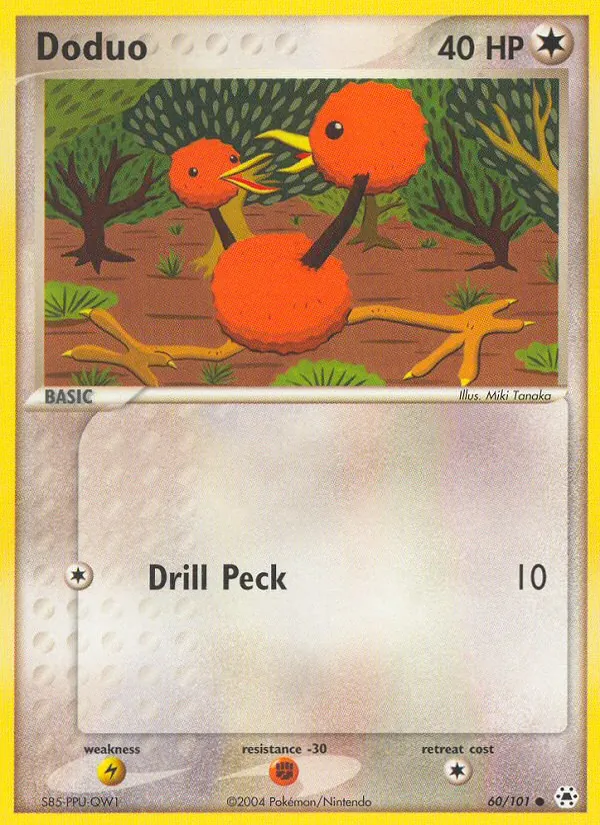 Doduo — Hidden Legends #60 (Pokémon TCG card)