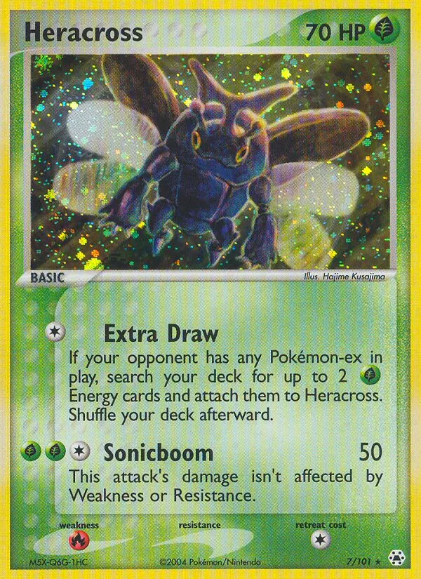 Heracross — Hidden Legends #7 (Pokémon TCG card)