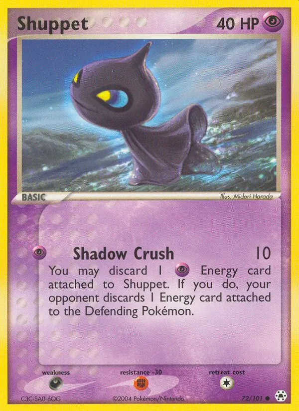 Shuppet — Hidden Legends #72 (Pokémon TCG card)