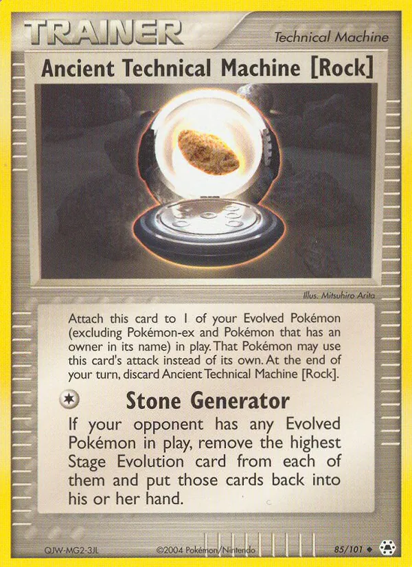 Ancient Technical Machine [Rock] — Hidden Legends #85 (Pokémon TCG card)