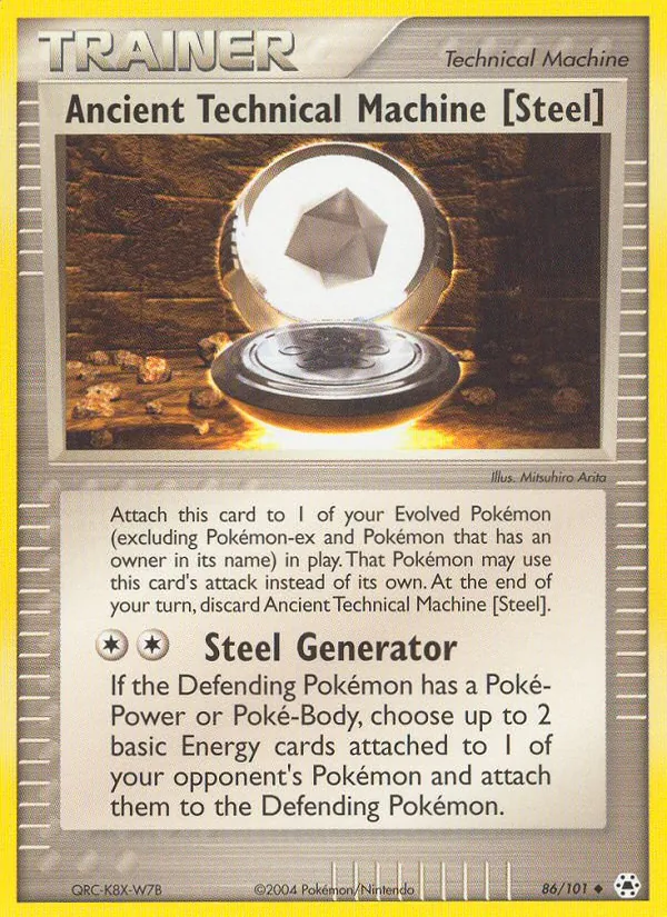 Ancient Technical Machine [Steel] — Hidden Legends #86 (Pokémon TCG card)
