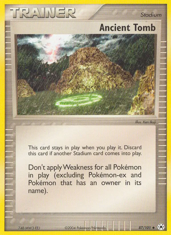 Ancient Tomb — Hidden Legends #87 (Pokémon TCG card)