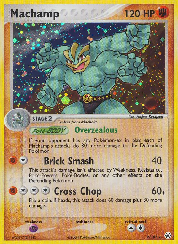 Machamp — Hidden Legends #9 (Pokémon TCG card)