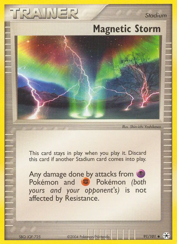 Magnetic Storm — Hidden Legends #91 (Pokémon TCG card)