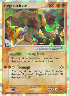 Regirock ex (Hidden Legends #98)