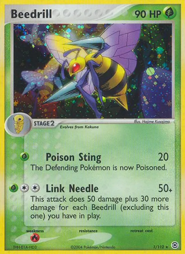 Beedrill — FireRed & LeafGreen #1 (Pokémon TCG card)