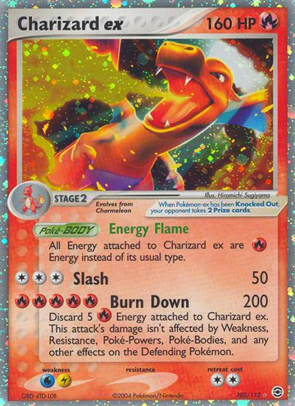 Charizard ex — FireRed & LeafGreen #105 (Pokémon TCG card)