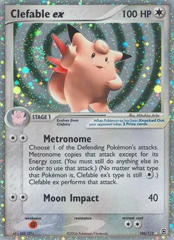 Clefable ex (FireRed & LeafGreen #106)