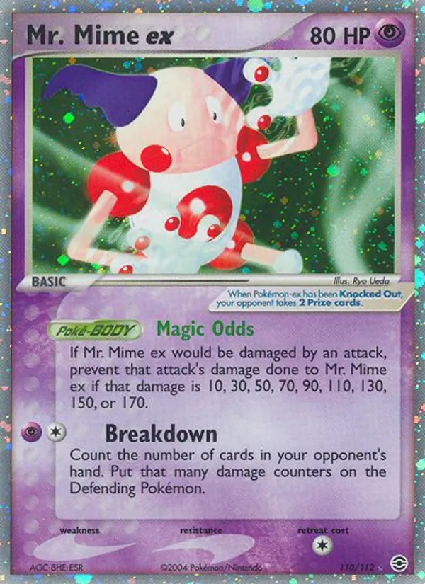 Mr. Mime ex — FireRed & LeafGreen #110 (Pokémon TCG card)