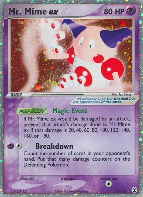 Mr. Mime ex — FireRed & LeafGreen #111 (Pokémon TCG card)