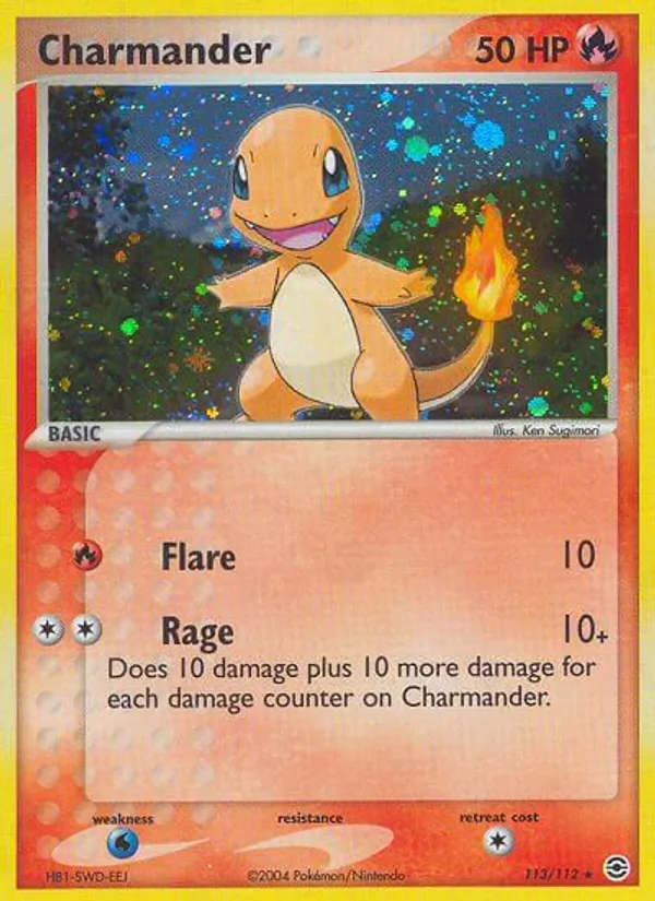 Charmander — FireRed & LeafGreen #113 (Pokémon TCG card)