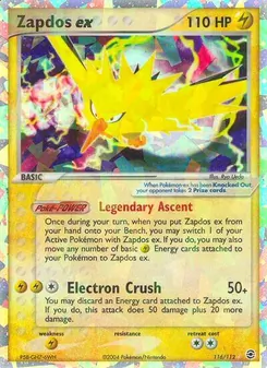 Zapdos ex (FireRed & LeafGreen #116)