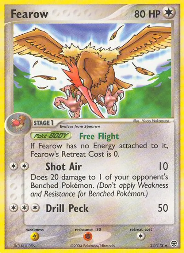 Fearow — FireRed & LeafGreen #24 (Pokémon TCG card)