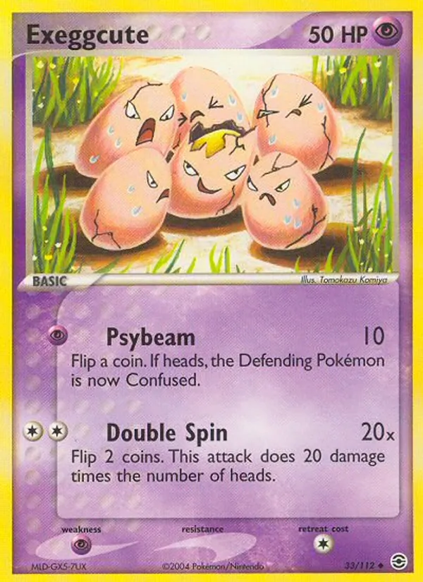Exeggcute — FireRed & LeafGreen #33 (Pokémon TCG card)