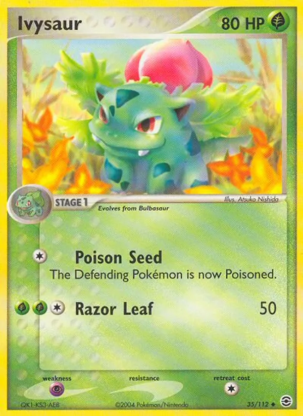 Ivysaur — FireRed & LeafGreen #35 (Pokémon TCG card)