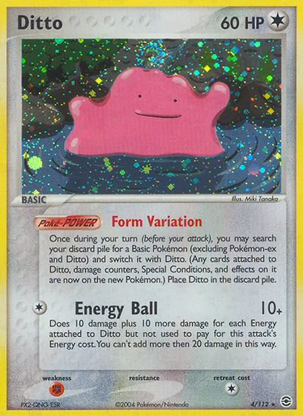 Ditto — FireRed & LeafGreen #4 (Pokémon TCG card)